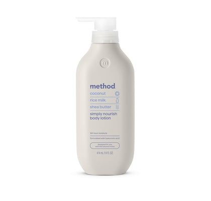Method Body Lotion Simply Nourish front view 14 fl oz