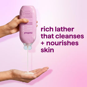 Method Body Wash Berry Balance lather demonstration
