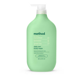 Method Body Wash Daily Zen 28 fl oz front view with label
