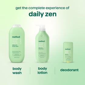 Method Body Wash Daily Zen with green tea leaves