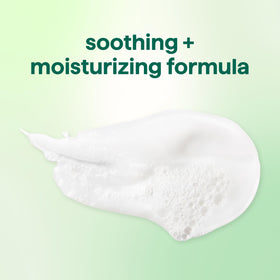 Method Body Wash Daily Zen with lather on loofah