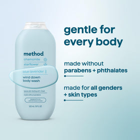 Method Body Wash Wind Down bottle side view