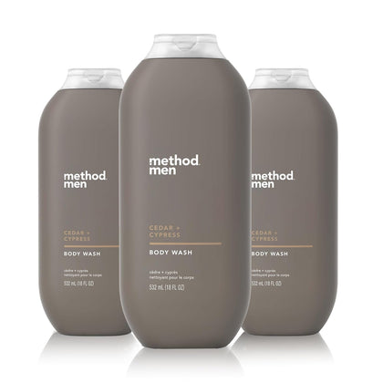 Method Cedar and Cypress Body Wash 18 fl oz front view