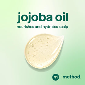 Method Daily Zen Shampoo 14 oz side view with label details