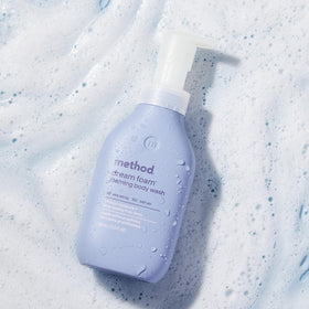 Method Dream Foam Foaming Body Wash bottle side view