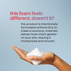 Method Dream Foam Foaming Body Wash in a shower setting