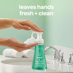 Method Foaming Hand Wash Eucalyptus + Rosemary 10 fl oz with ingredients