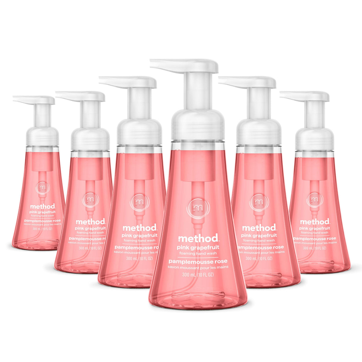 Method Foaming Hand Wash Pink Grapefruit front view