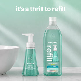 Method Foaming Hand Wash refill bottle with pump