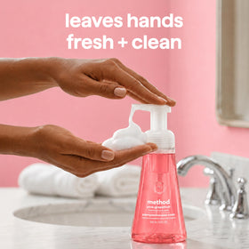 Method Foaming Hand Wash Refill Pink Grapefruit eco-friendly packaging