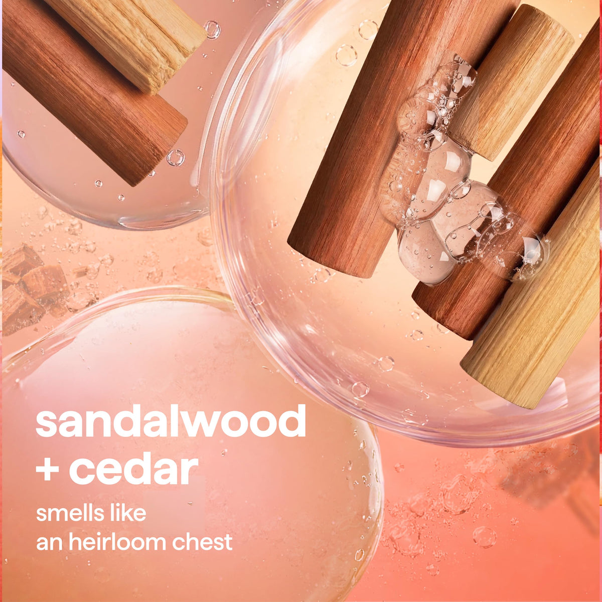 Method Foaming Hand Wash Sandalwood + Cedar 10 fl oz side view