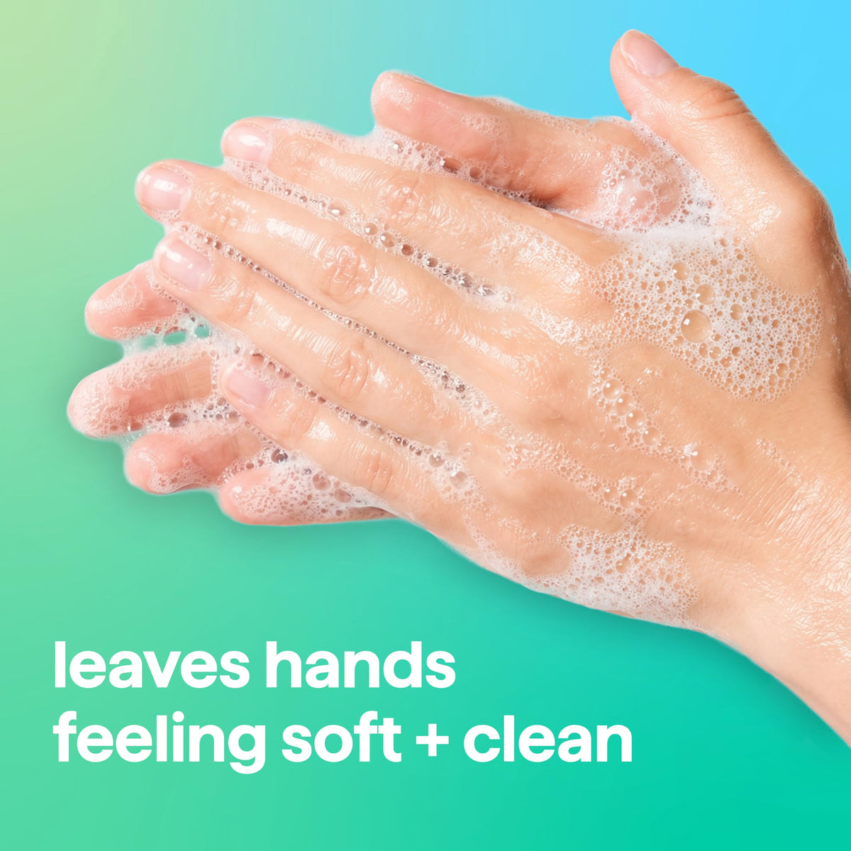 Method Foaming Hand Wash Waterfall 10 fl oz bottle side view