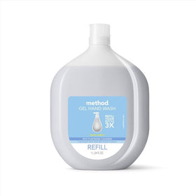 Method Gel Hand Soap Refill Sweet Water 34 oz front view