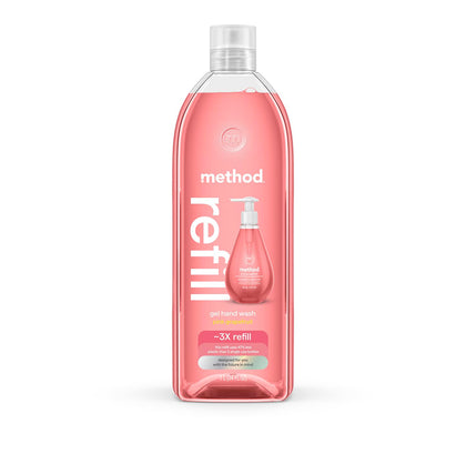 Method Gel Hand Wash Refill Pink Grapefruit front view