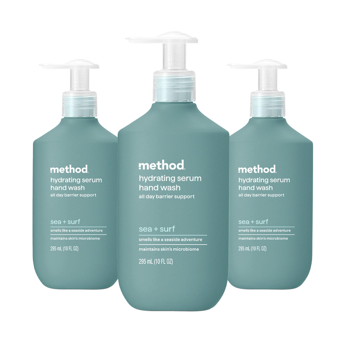 Method Hydrating Serum Hand Wash Sea + Surf 10 fl oz front view