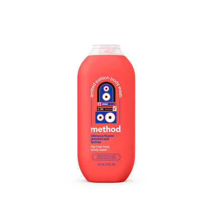 Method Limited Edition Body Wash Hip Hop Heat 18 fl oz front view