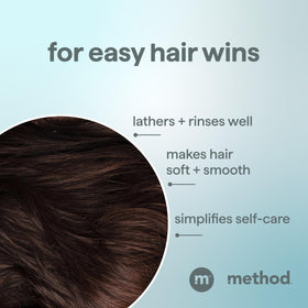 Method Men 2-in-1 Shampoo and Conditioner, Sea + Surf with ocean background