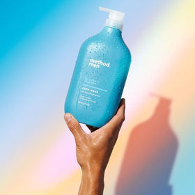 Method Men Body Wash Glacier and Granite with foam