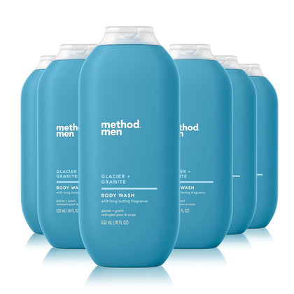 Method Men Body Wash Glacier + Granite 18 fl oz front view