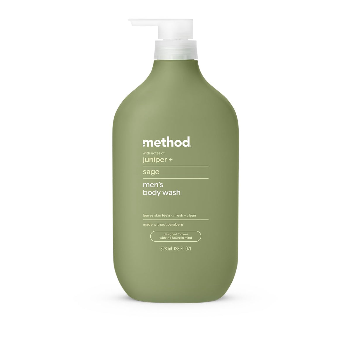 Method Men Body Wash Juniper and Sage 28 oz front view