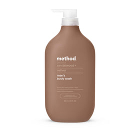 Method Men Body Wash Sandalwood and Vetiver 28 fl oz front view