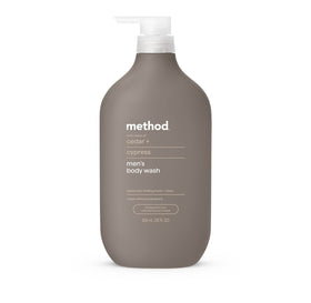 Method Men Cedar and Cypress Body Wash front view 28 fl oz