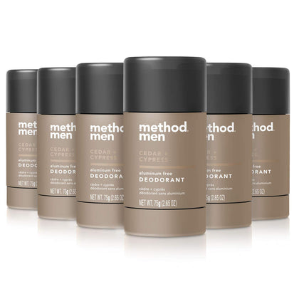Method Men's Aluminum-Free Deodorant Cedar & Cypress front view