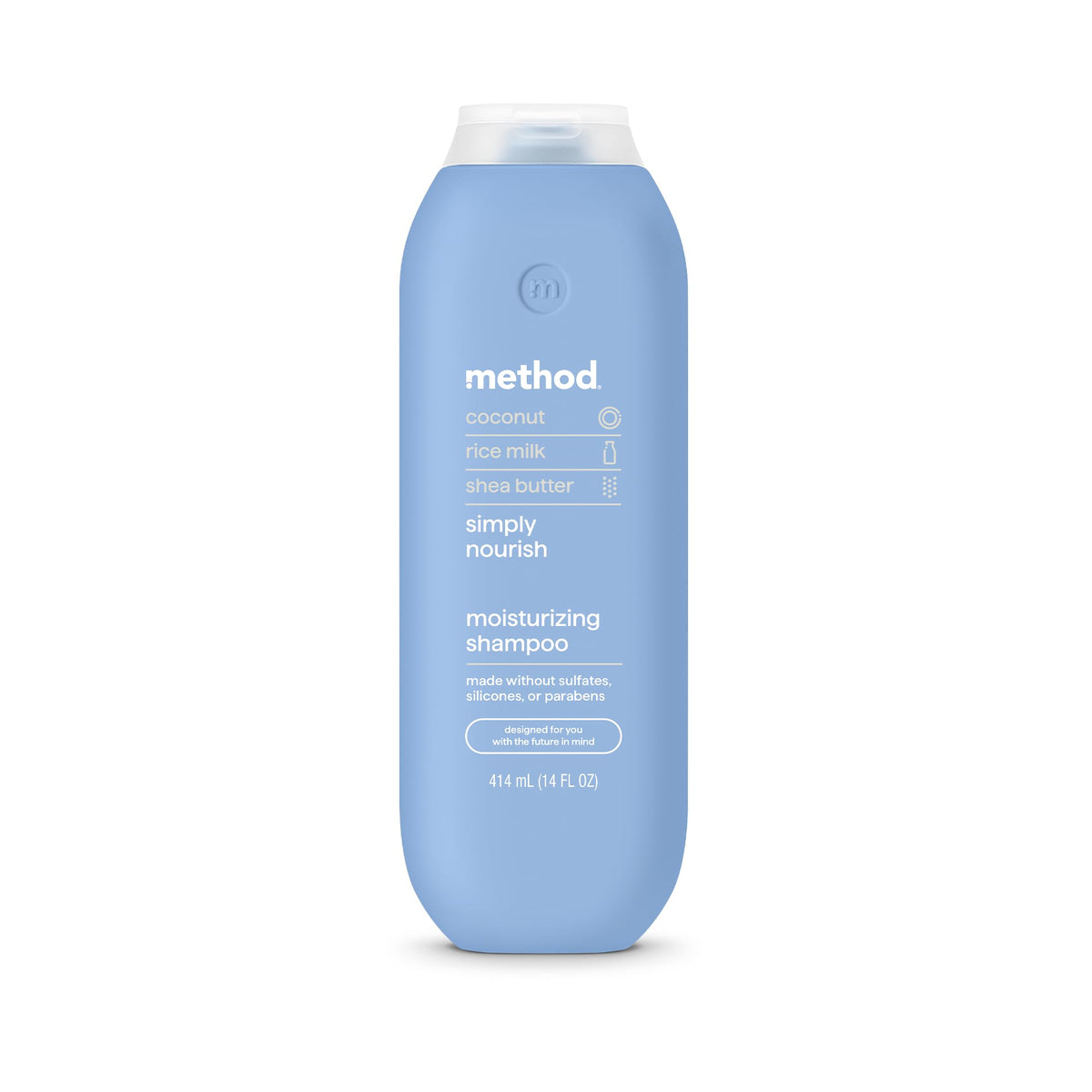 Method Moisturizing Shampoo Simply Nourish 14 fl oz front view