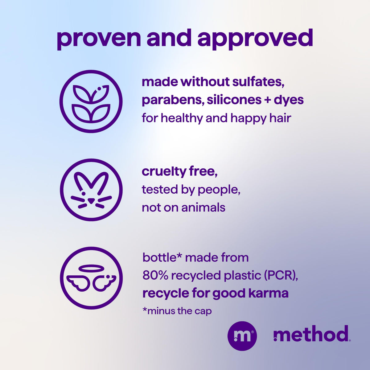 Method Moisturizing Shampoo Simply Nourish 14 fl oz lifestyle scene
