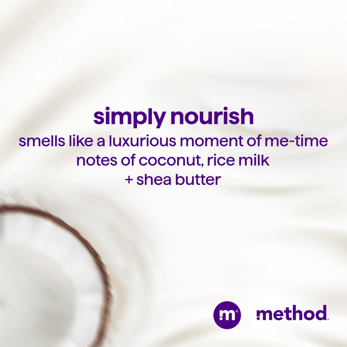 Method Moisturizing Shampoo with ingredients display