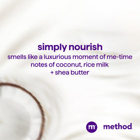 Method Moisturizing Shampoo with ingredients display