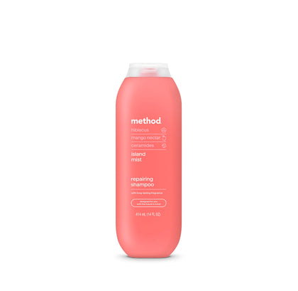 Method Repairing Shampoo Island Mist front view with tropical design