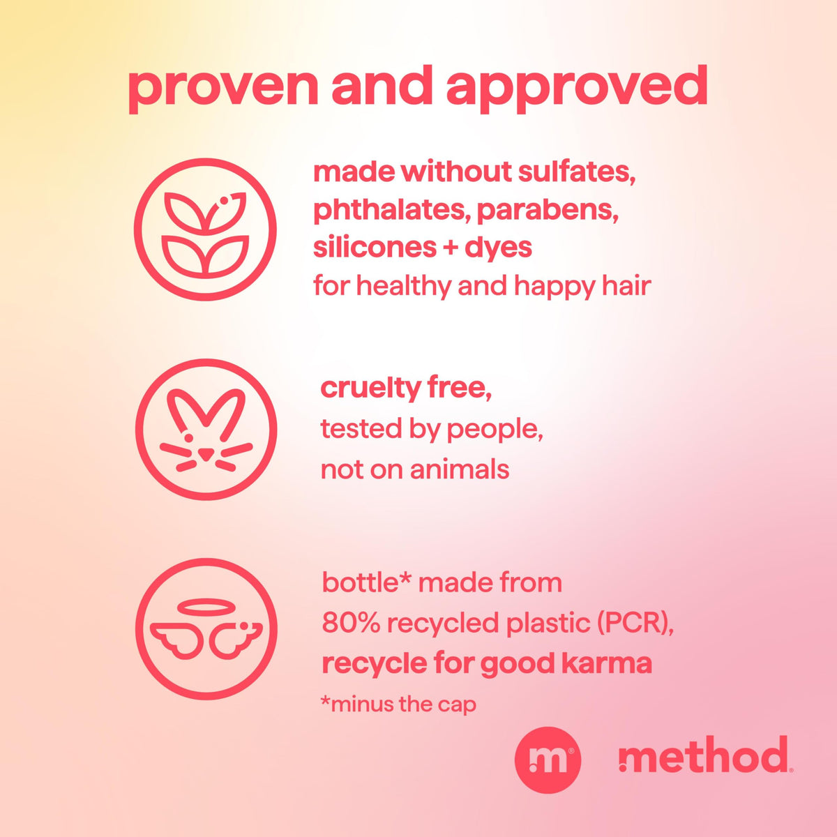 Method Repairing Shampoo Island Mist in a shower setting