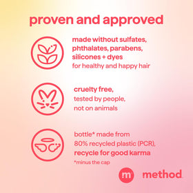 Method Repairing Shampoo Island Mist in a shower setting