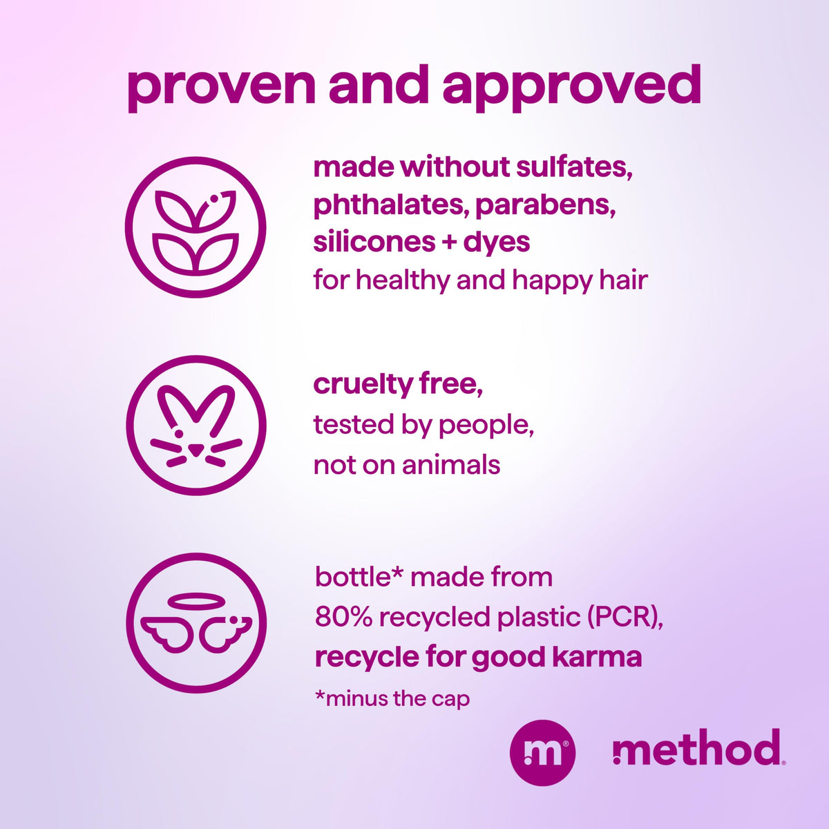 Method Smoothing Conditioner 13.5 fl oz close-up of texture