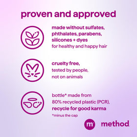 Method Smoothing Conditioner 13.5 fl oz close-up of texture