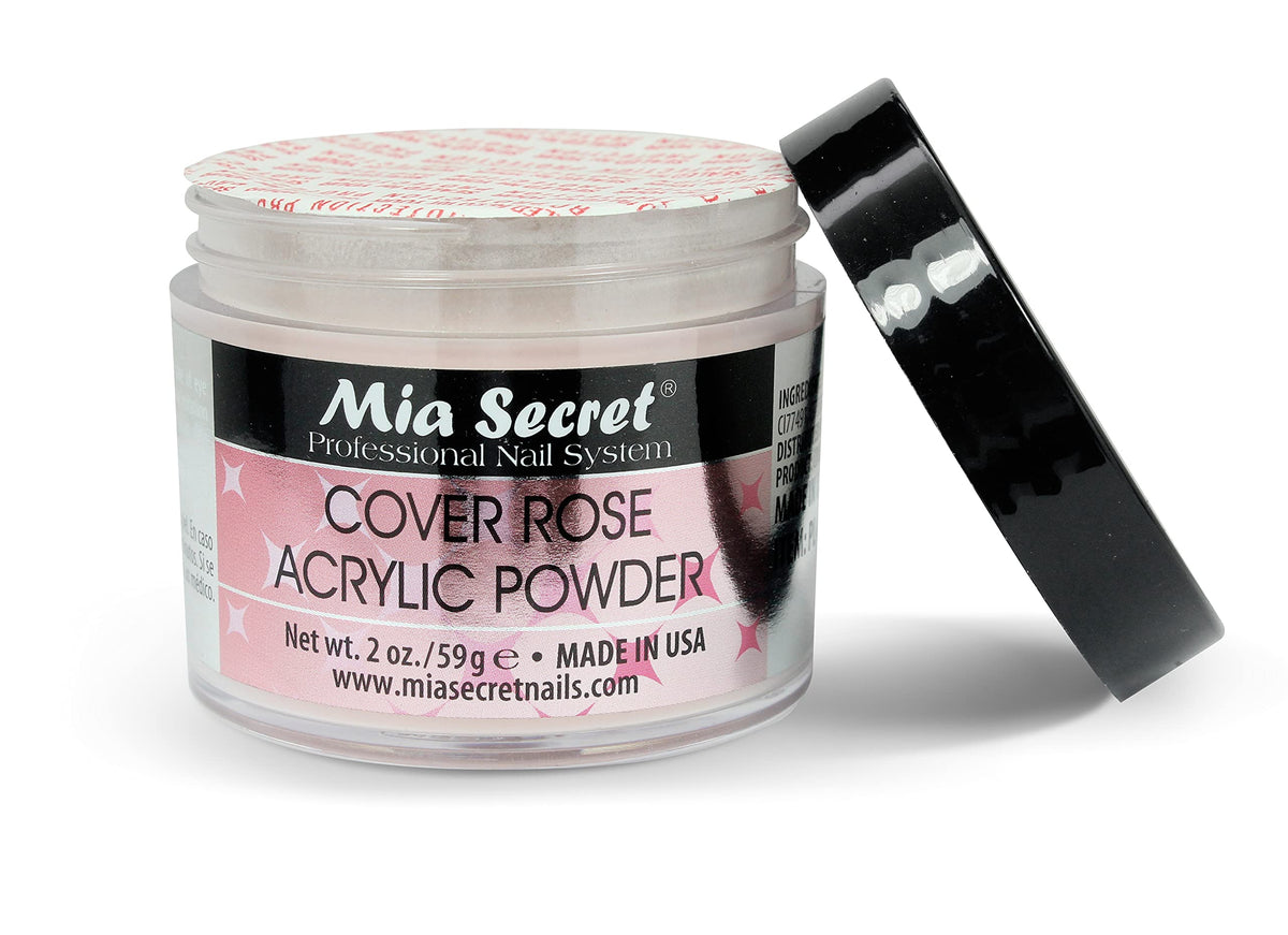 Mia Secret Cover Rose Acrylic Powder 100g with nail art tools