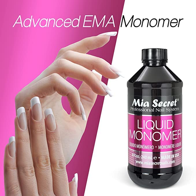Mia Secret Liquid Monomer 16 oz packaging detail