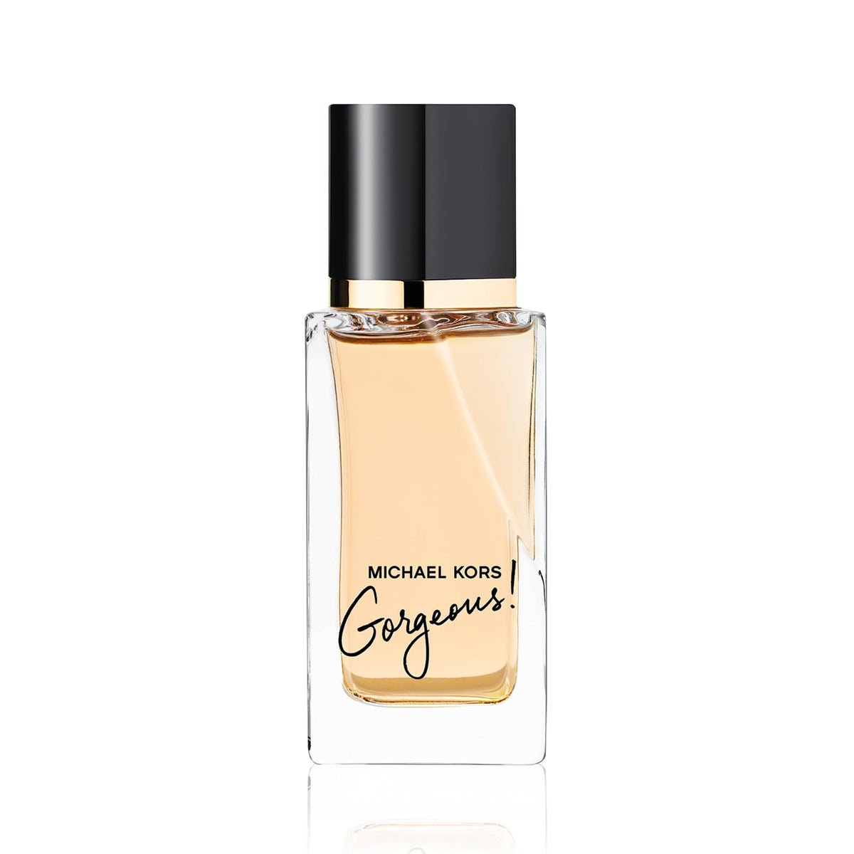 Michael Kors Gorgeous Eau de Parfum 1.01 fl oz front view with matte black cap