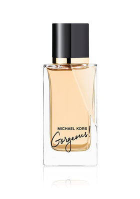 Michael Kors Gorgeous Perfume 1.7 fl oz front view with matte black cap
