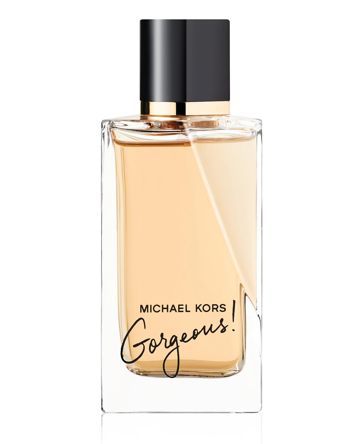 Michael Kors Gorgeous Perfume 3.4 fl oz front view with matte black cap