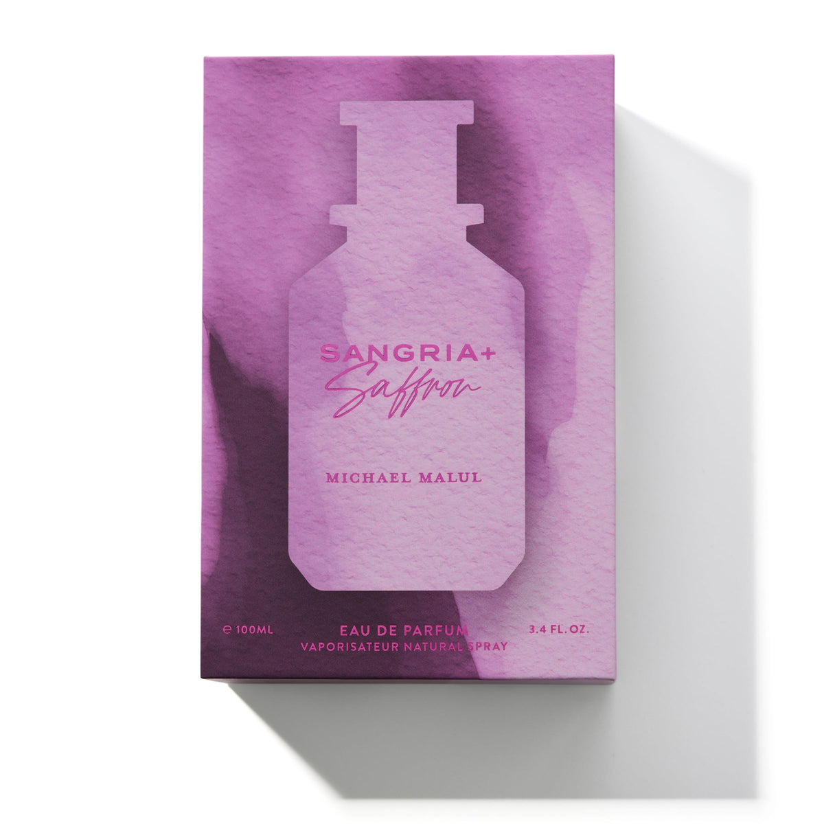 Michael Malul Sangria + Saffron Eau de Parfum 100ml bottle with packaging