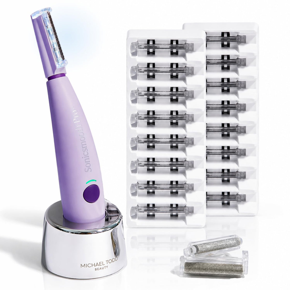 MICHAEL TODD Sonicsmooth Pro+ front view with LED light