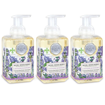 Michel Design Works Foaming Hand Soap Lavender Rosemary front view