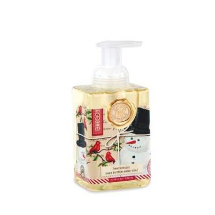 Michel Design Works Foaming Hand Soap Snowman 17.8 Fl Oz front view