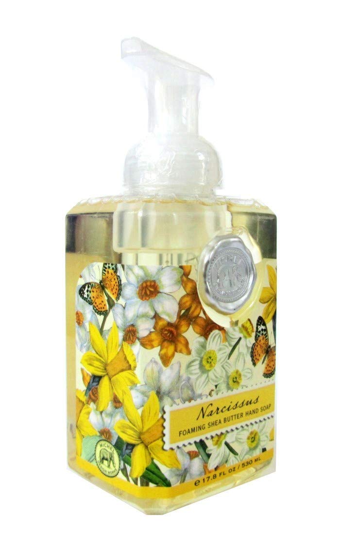 Michel Design Works Narcissus Foaming Hand Soap packaging and label