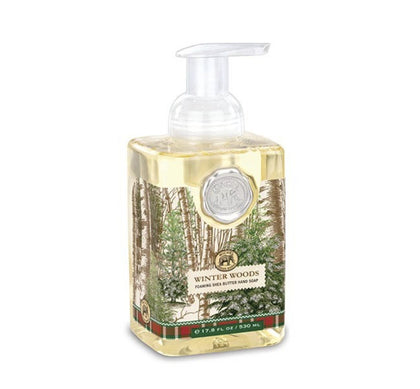 Michel Design Works Scented Foaming Hand Soap Winter Woods 17.8 oz front view