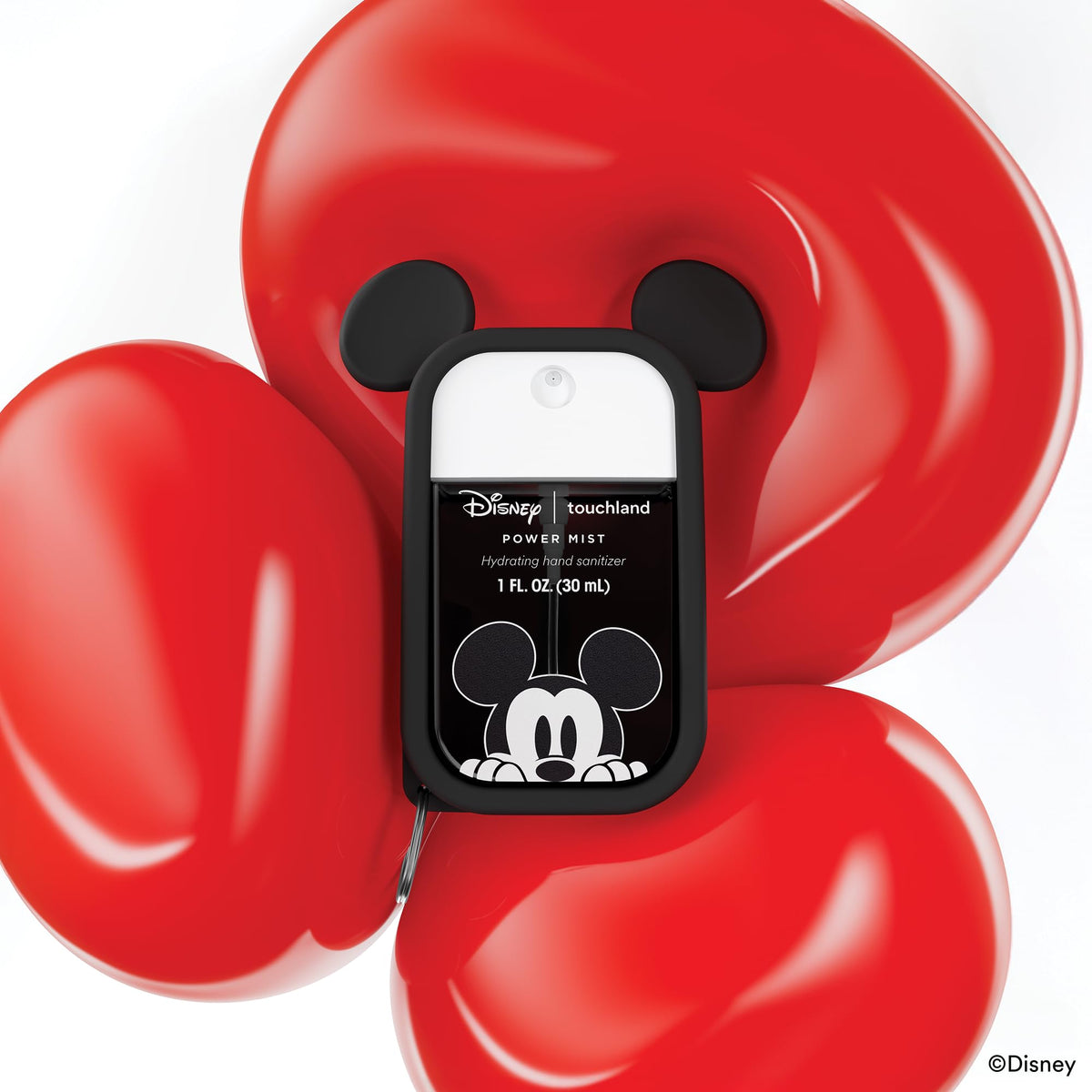 Mickey Mouse mist case with keyring attachment