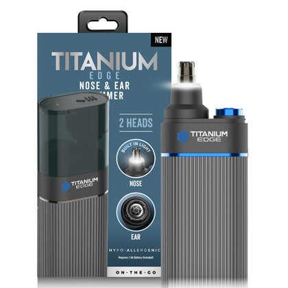 Microtouch Titanium Edge Ear & Nose Trimmer front view