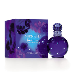Midnight blue bottle of Fantasy Britney Spears perfume